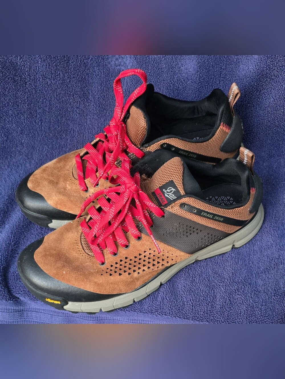 Danner Trail 2650 Brown Red Shoes Mens Sz 9